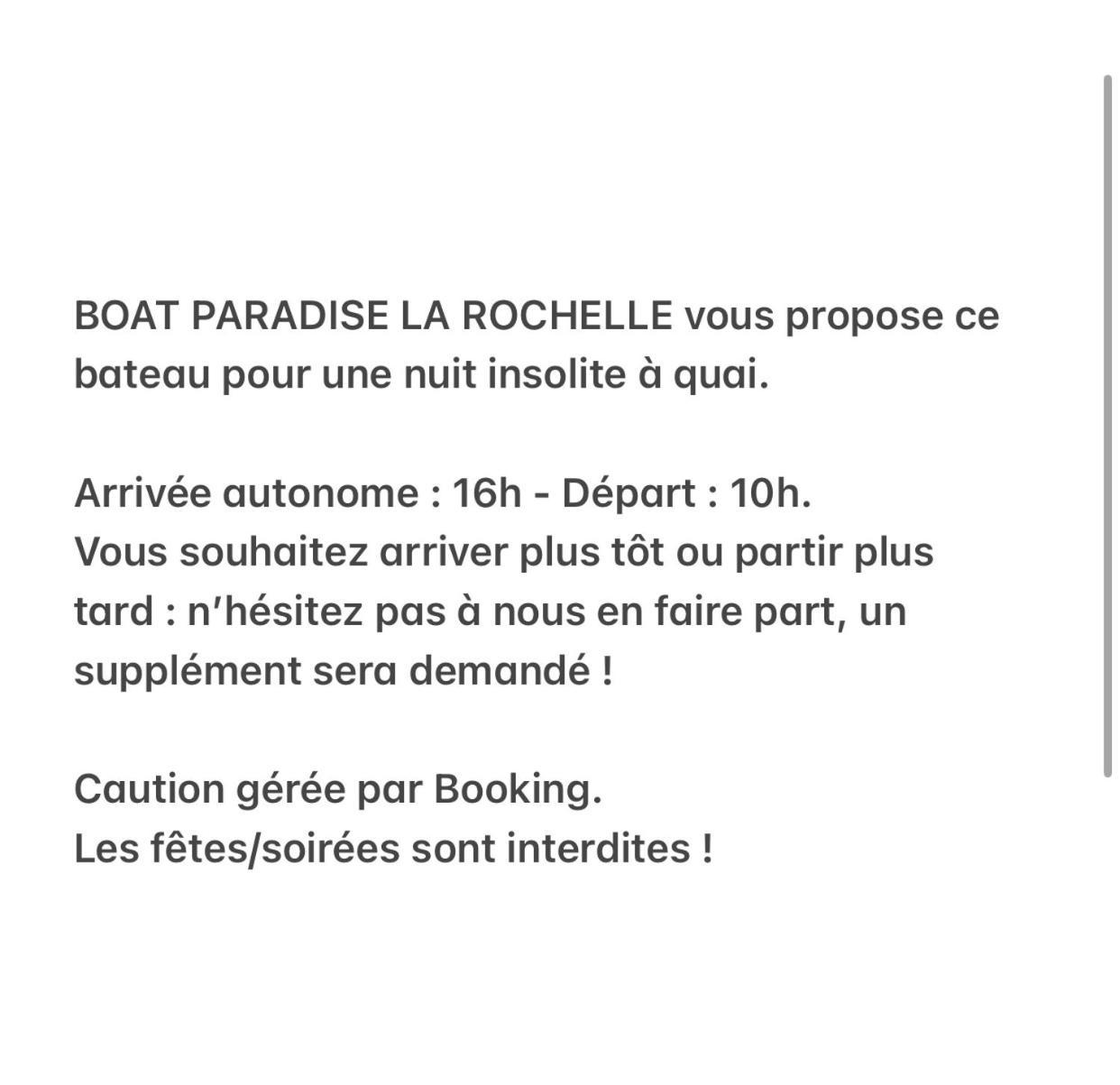 Une Nuit Sur Un Magnifique Bateau Linge Et Menage Inclus - Boat Paradise La Rochelle La Rochelle  Esterno foto